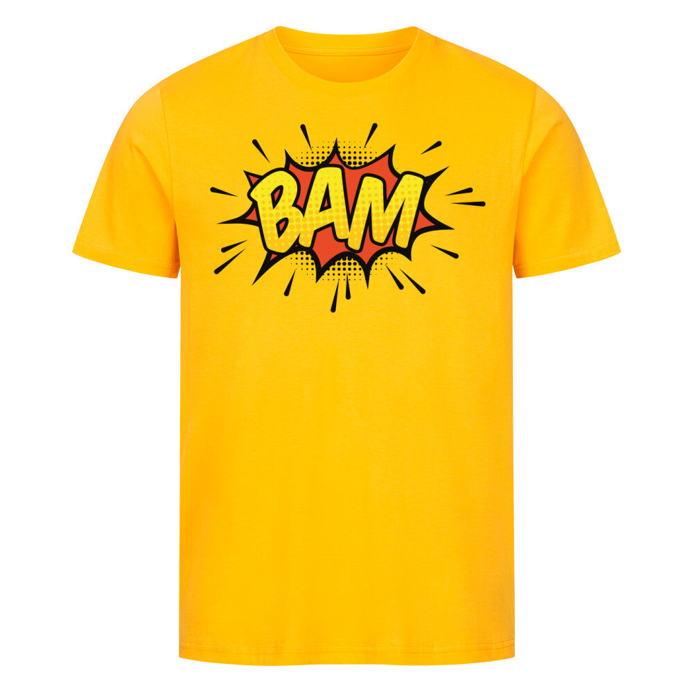 'BAM' Comic Style Organic Regular Fit Shirt